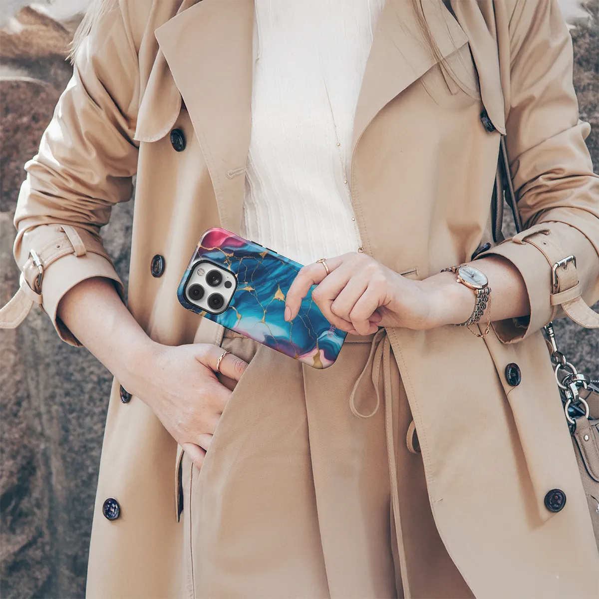 Telefono dėklas - Blue Marble