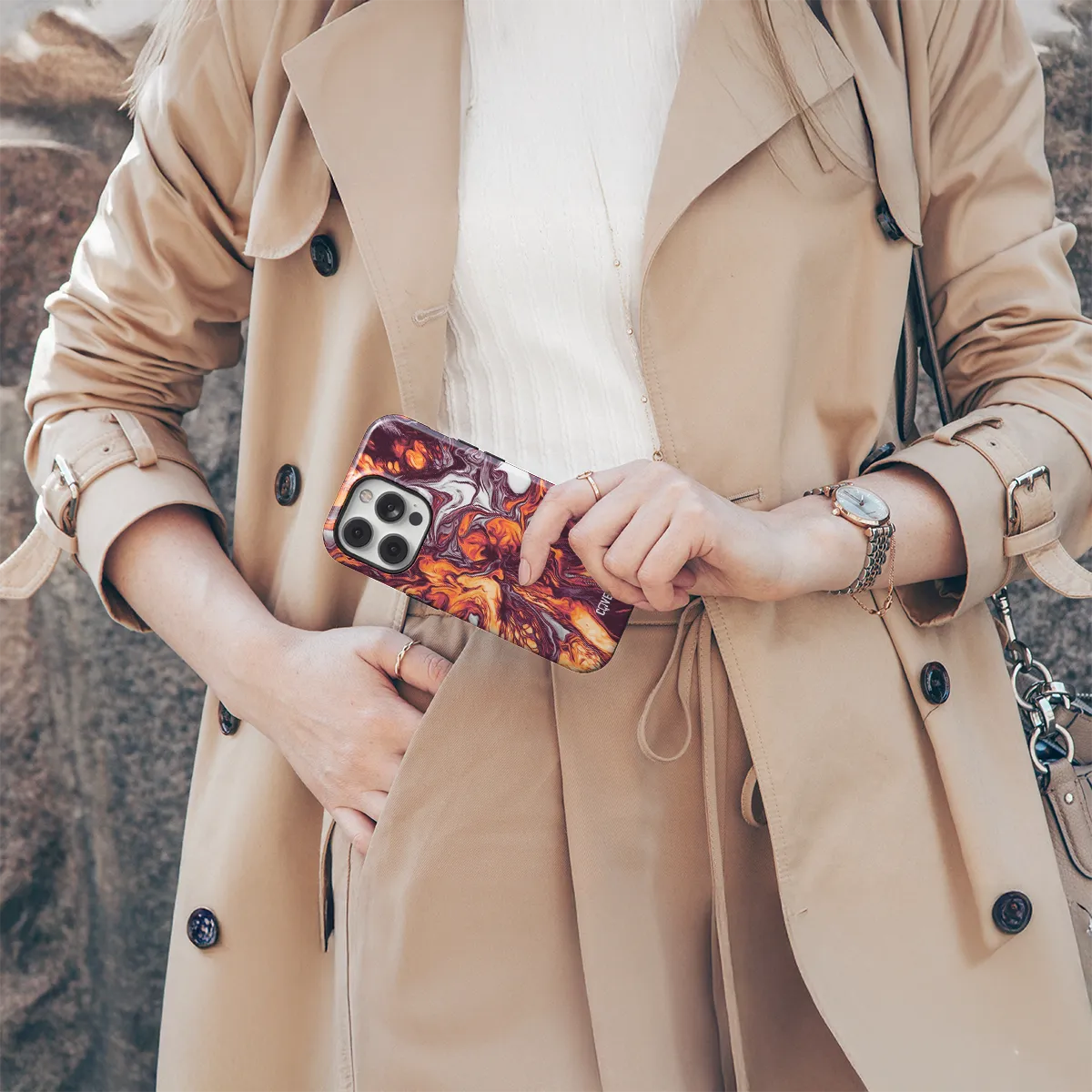 Telefono dėklas - Hellfire Silk