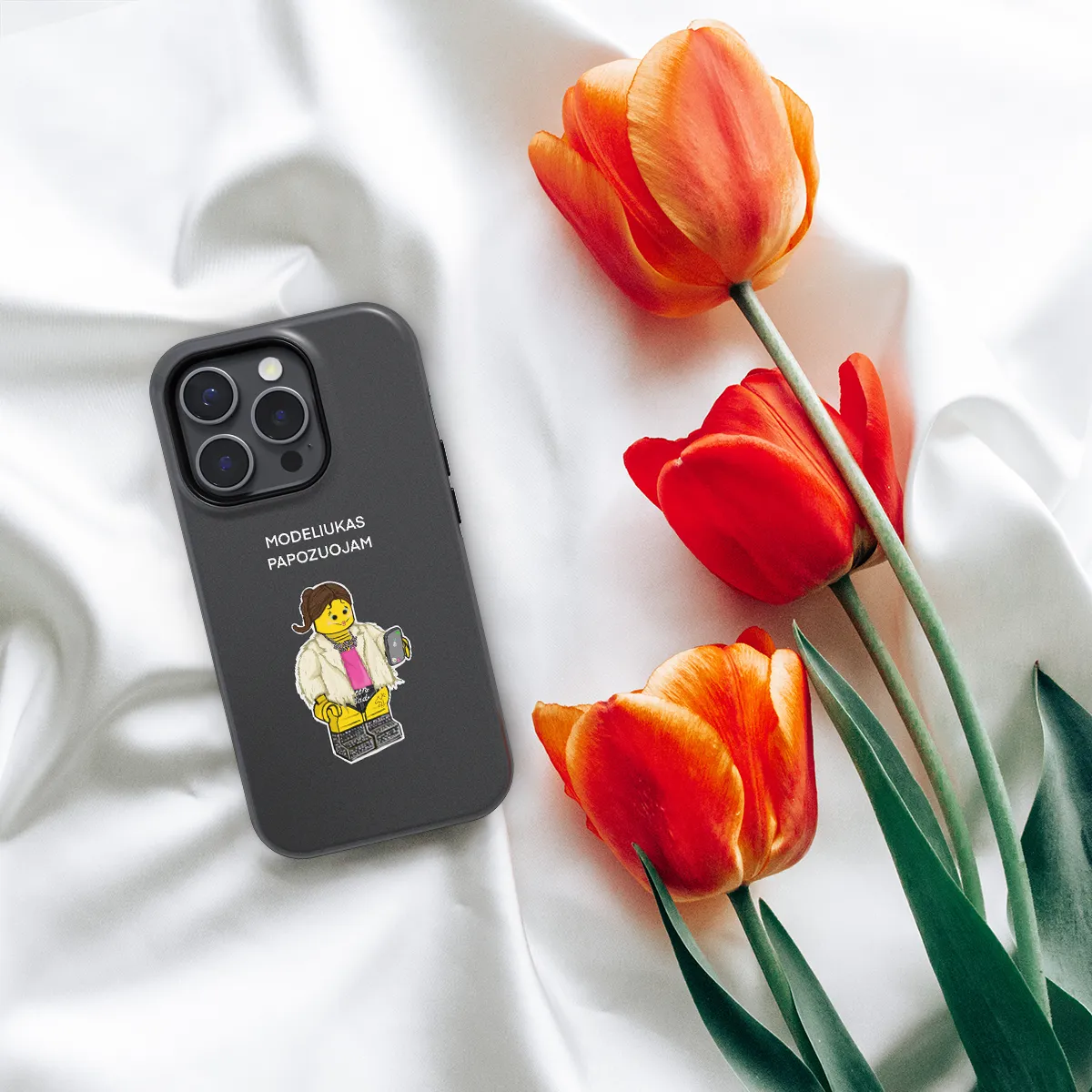 Menininko telefono dėklas - Modeliukas