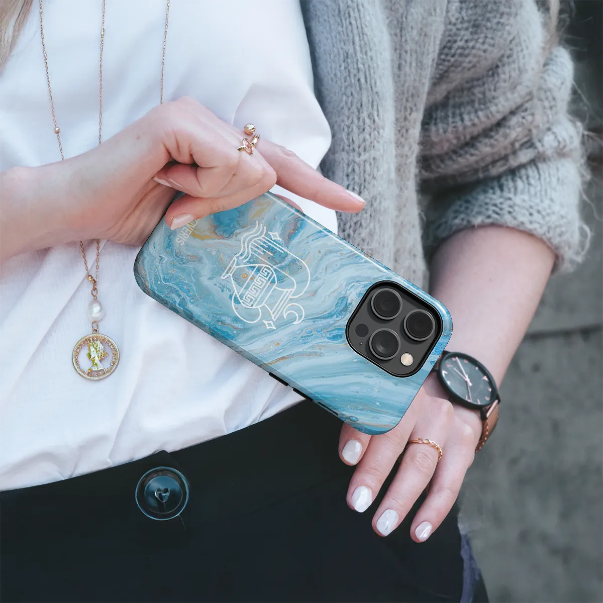 Telefono dėklas - Aquarius