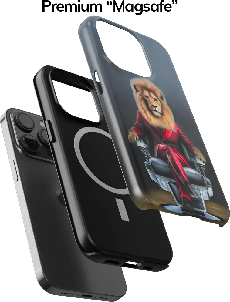 Mrs.Grey telefono dėklas - Liūtas