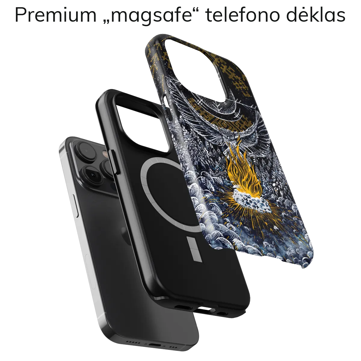 Menininko telefono dėklas - Messenger From Above