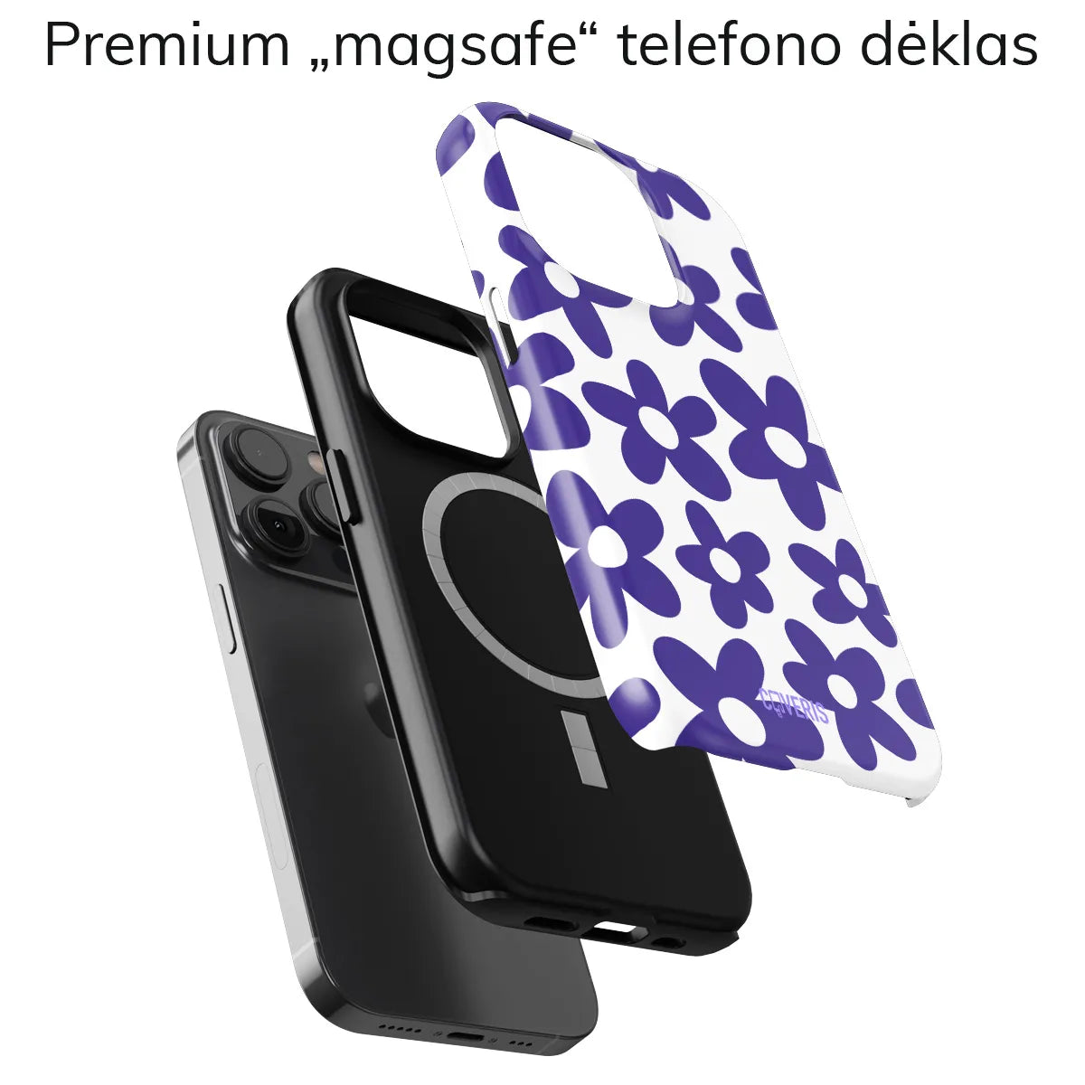 Telefono dėklas - Violet flowers