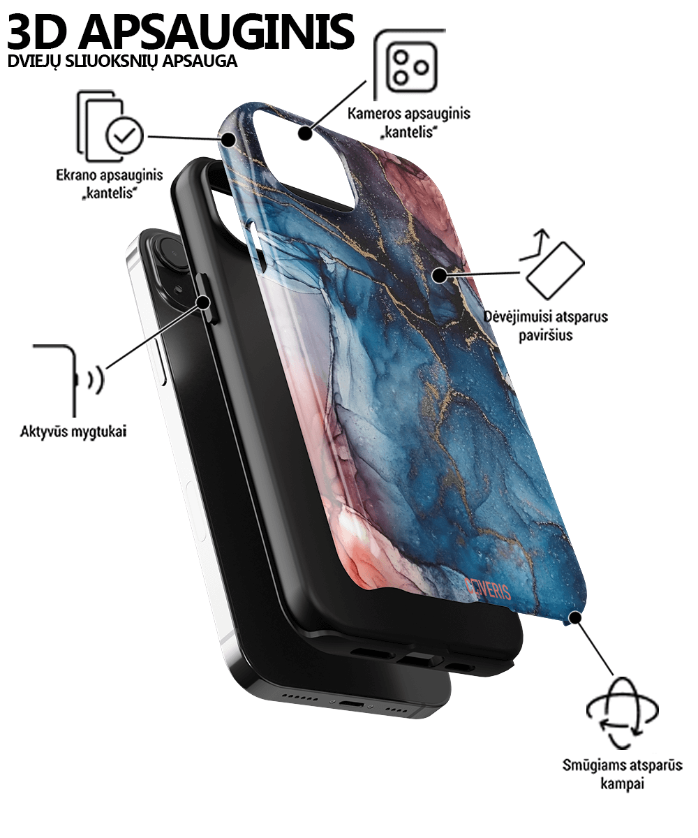 BLUE MARBLE - iPhone x / xs telefono dėklas - Coveris