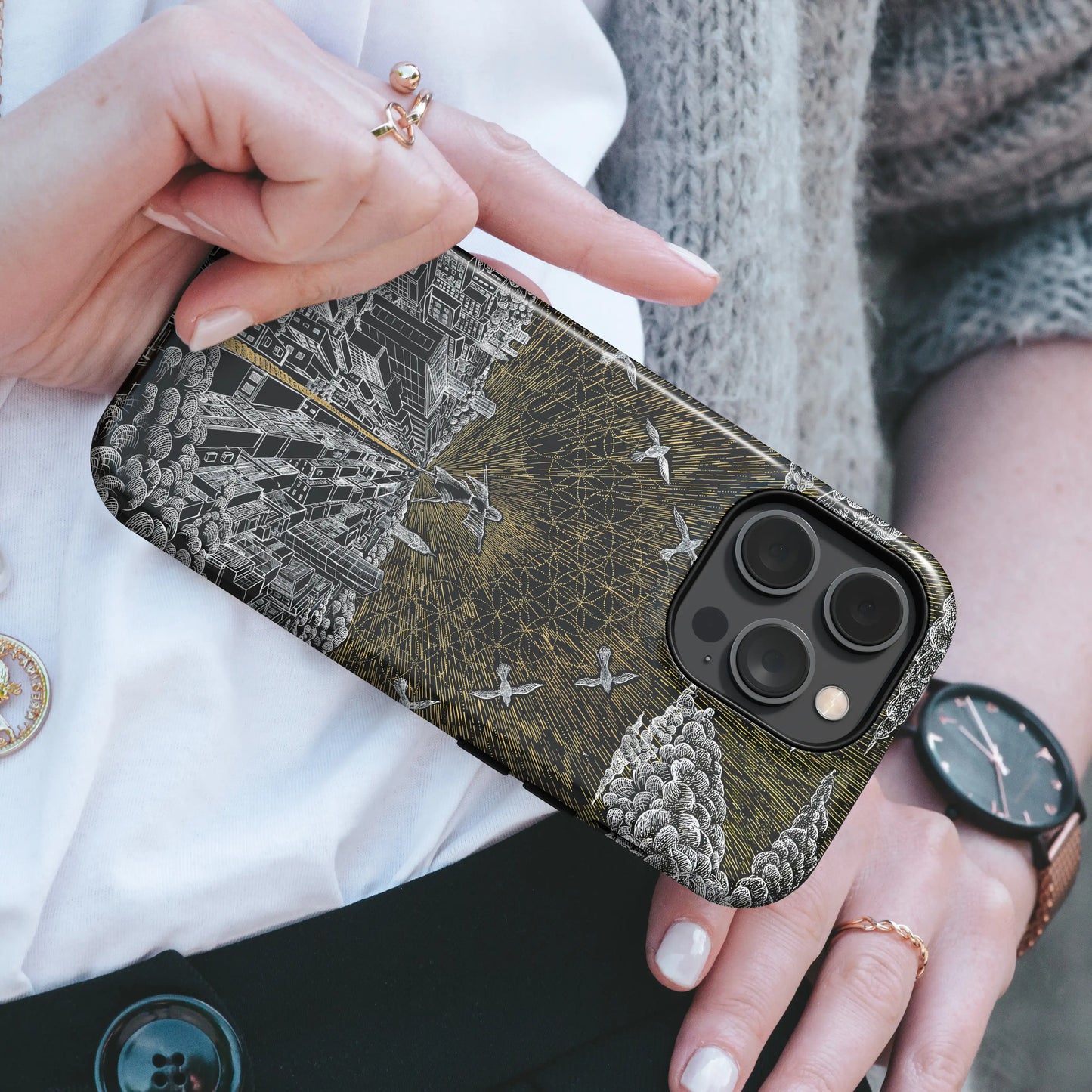 J.Pranckūnaitė telefono dėklas - Alignment