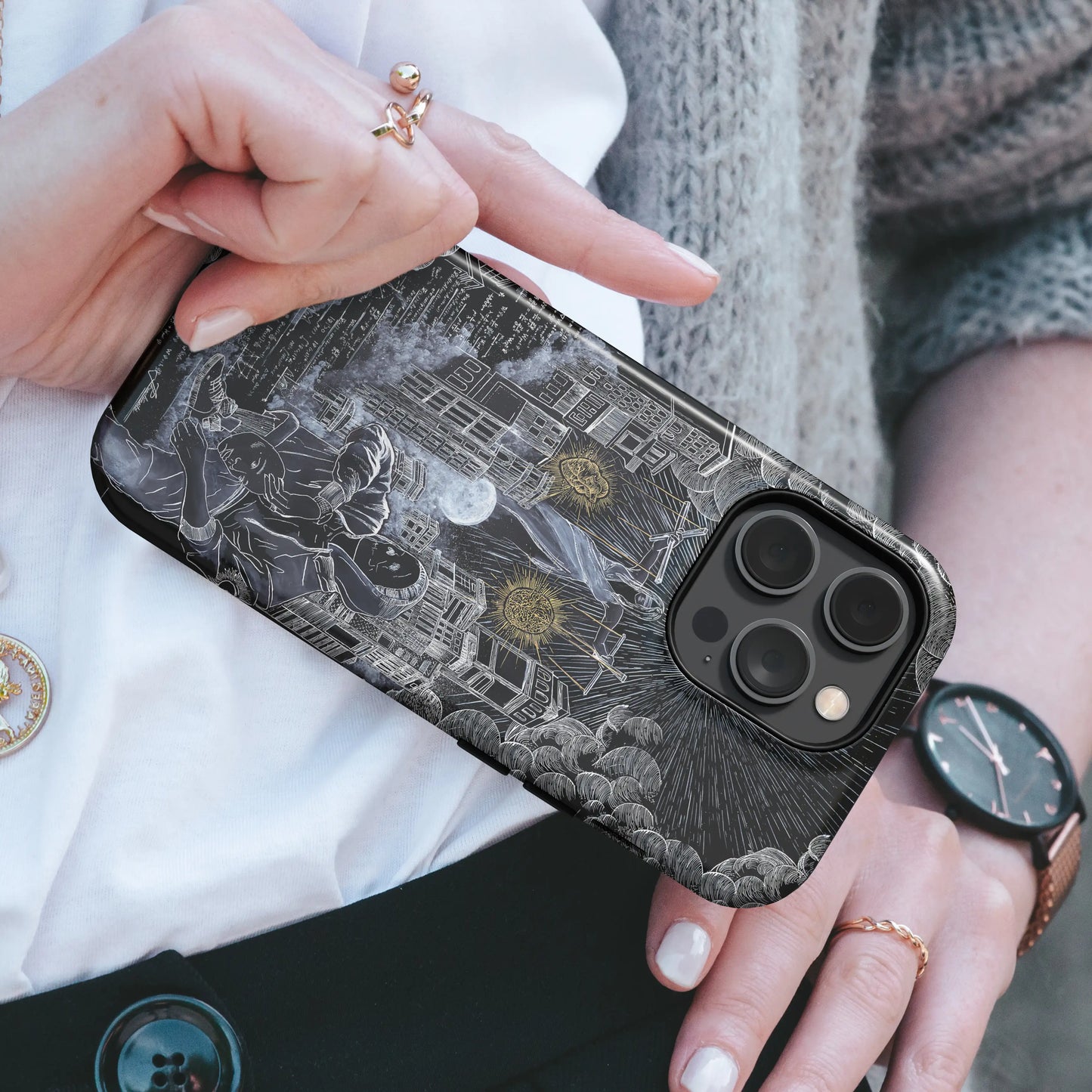 J.Pranckūnaitė telefono dėklas - The Moon