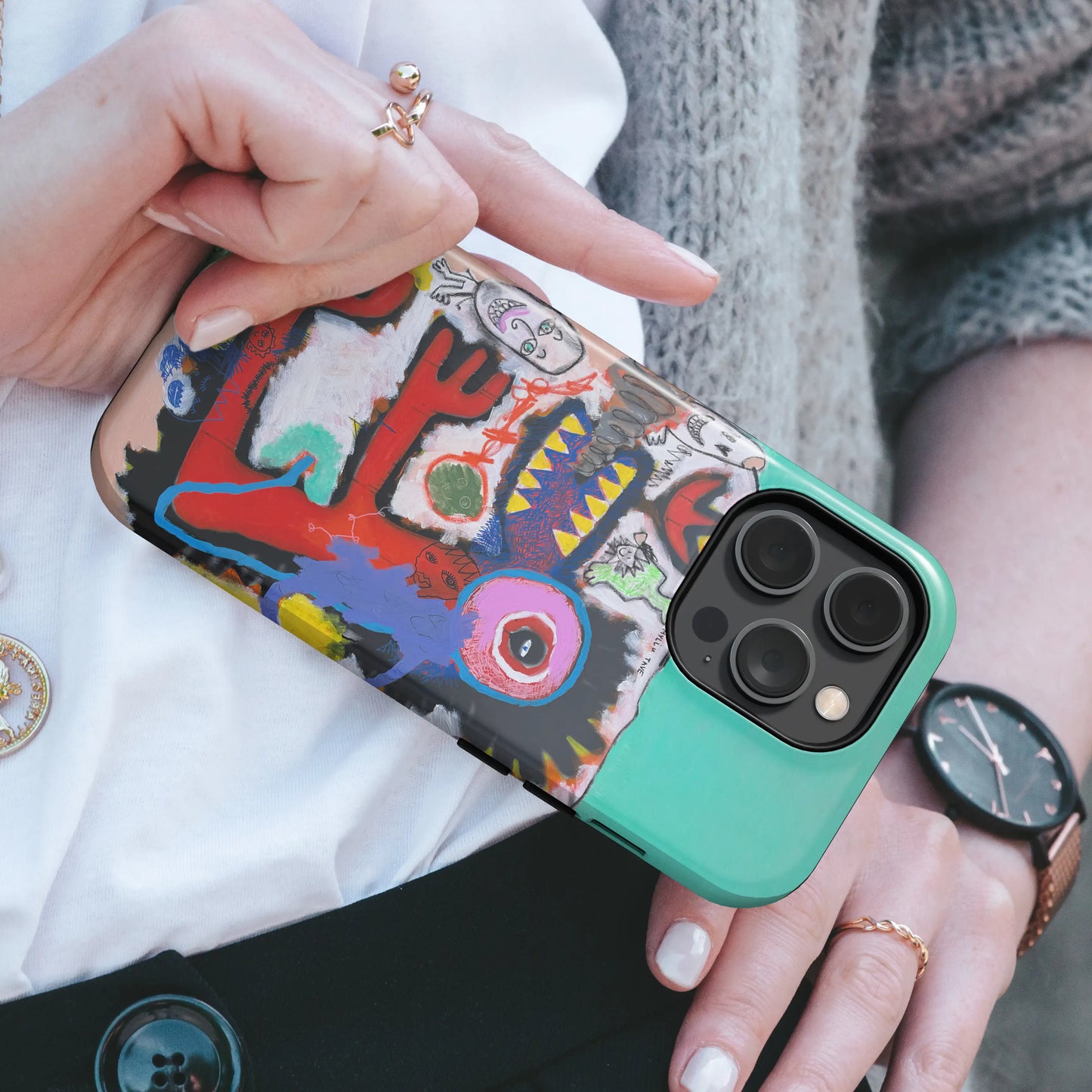 S.Semenikė telefono dėklas - I Love U