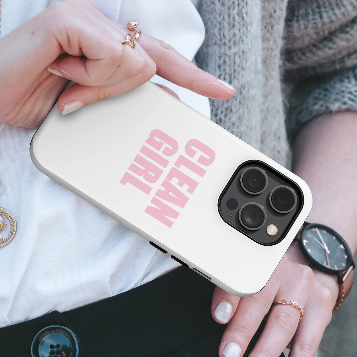 K.Panina telefono dėklas - Clean Girl Pink