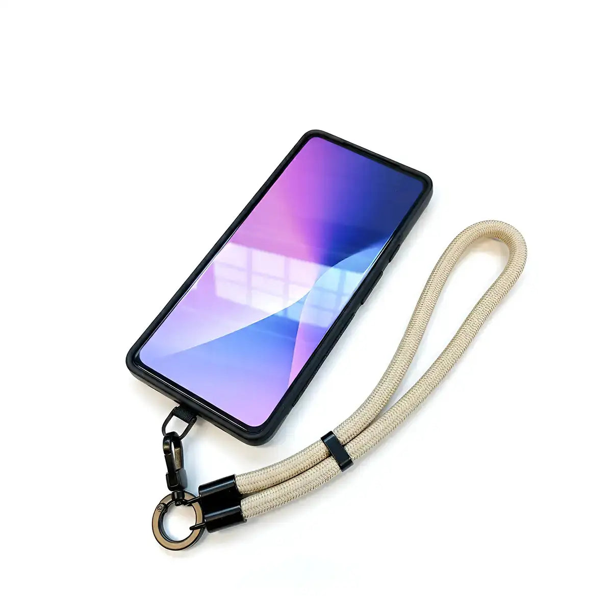 Klasikinis telefono dirželis MINI smėlinė spalva