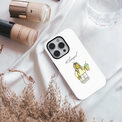 K.Panina telefono dėklas - Clean girl White