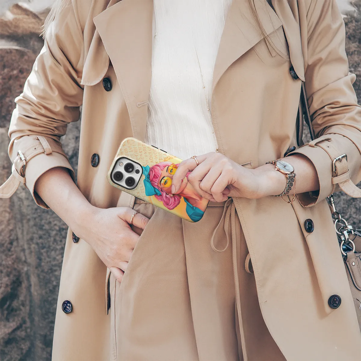 Menininko telefono dėklas - Moteris