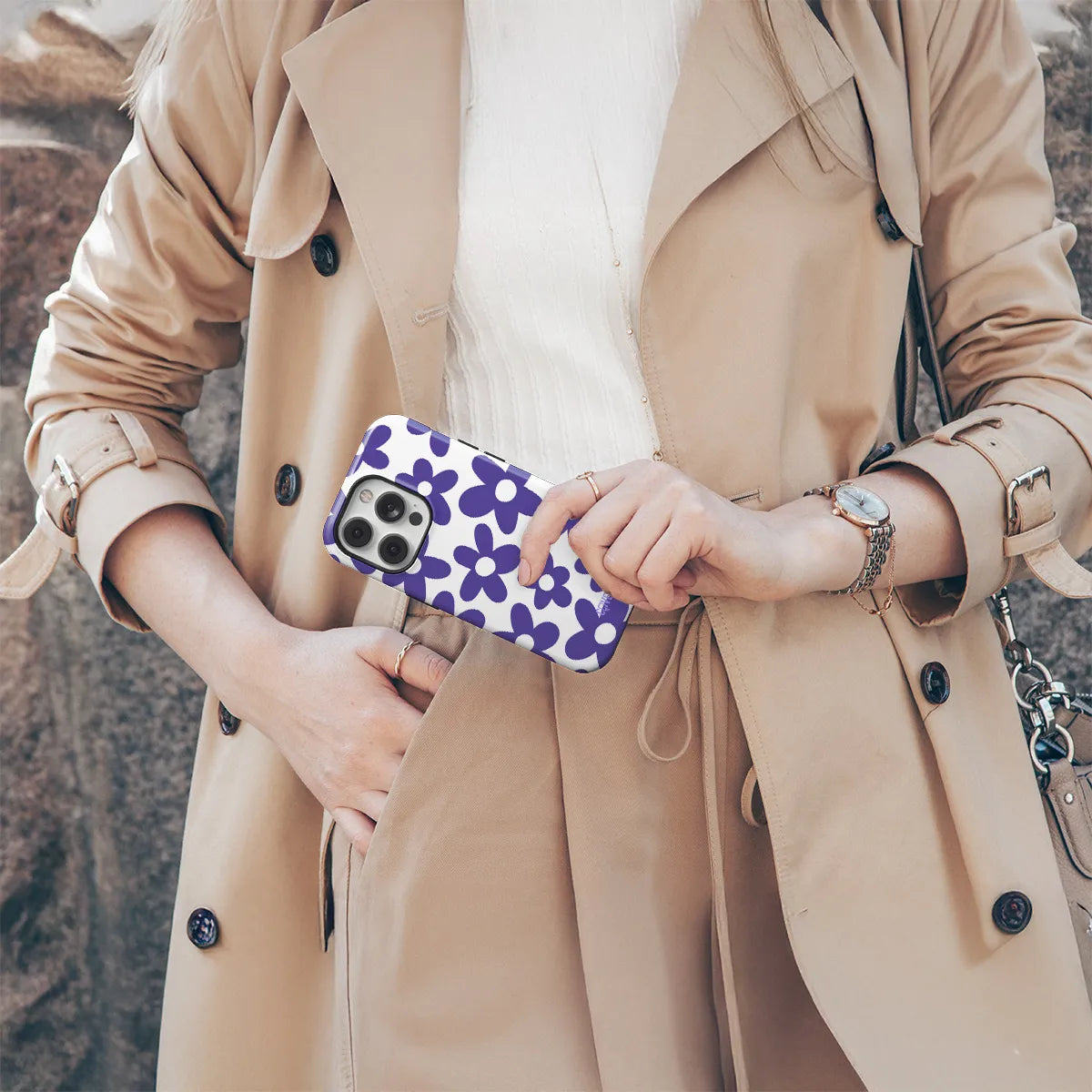 Telefono dėklas - Violet flowers