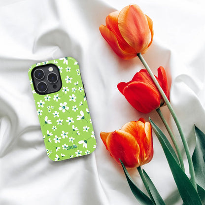 Telefono dėklas - White flowers