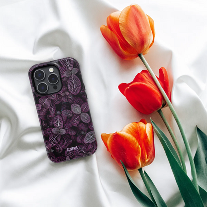 Telefono dėklas - Purple leafs