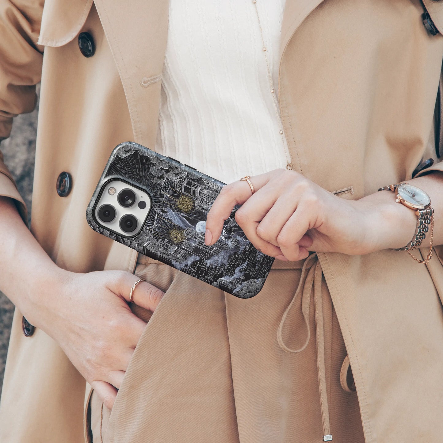 J.Pranckūnaitė telefono dėklas - The Moon