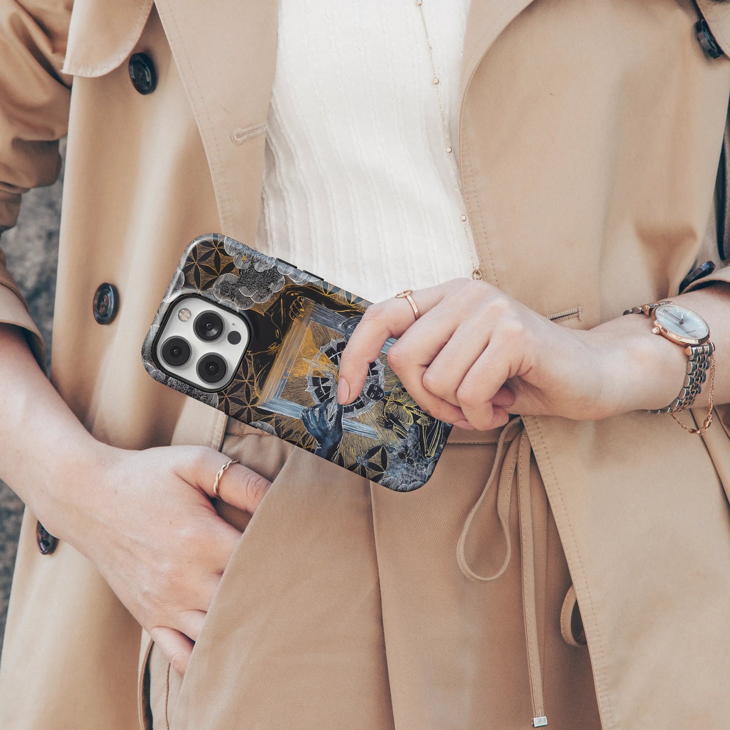 J.Pranckūnaitė telefono dėklas - Compass Of The Heart