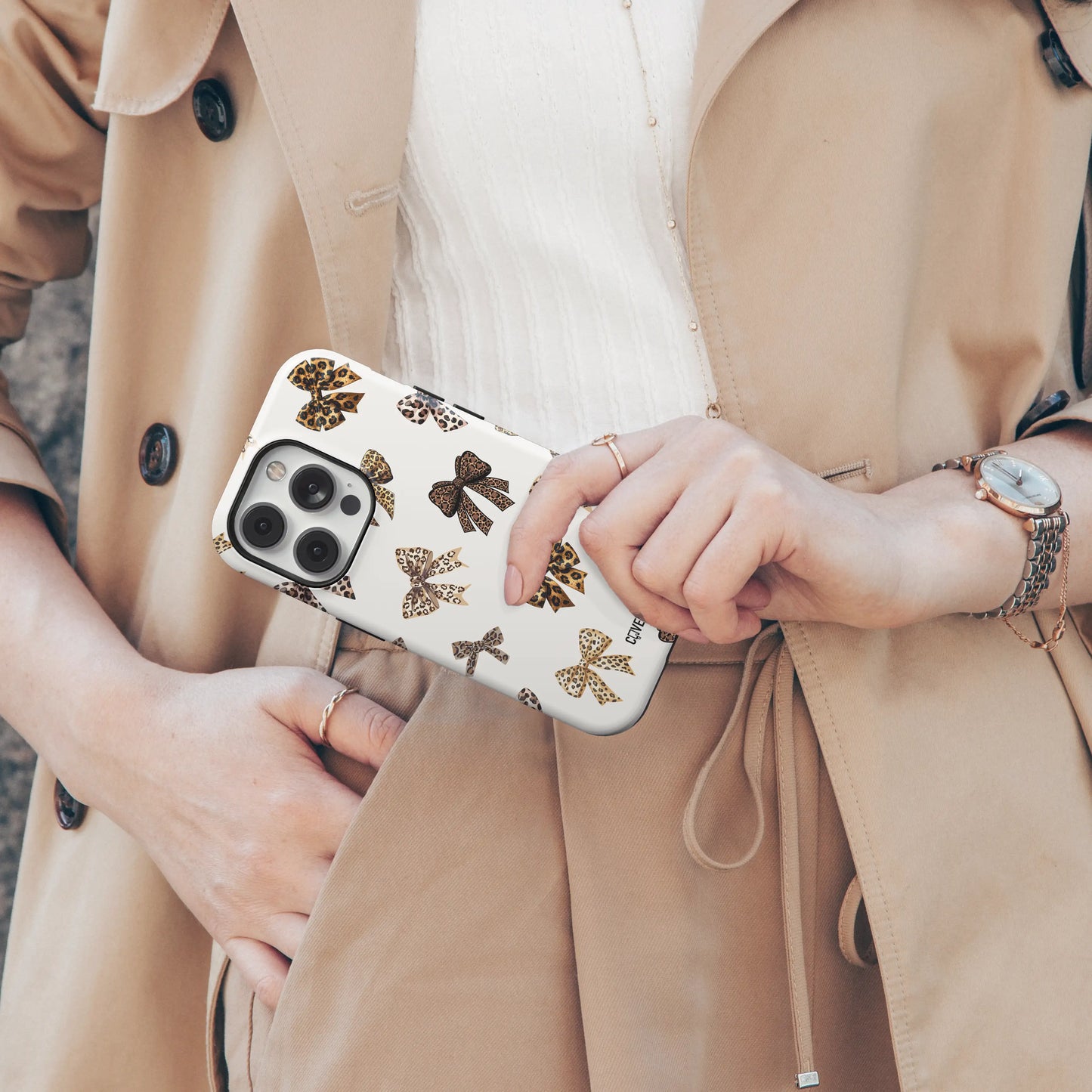 Telefono dėklas - Chic Bows