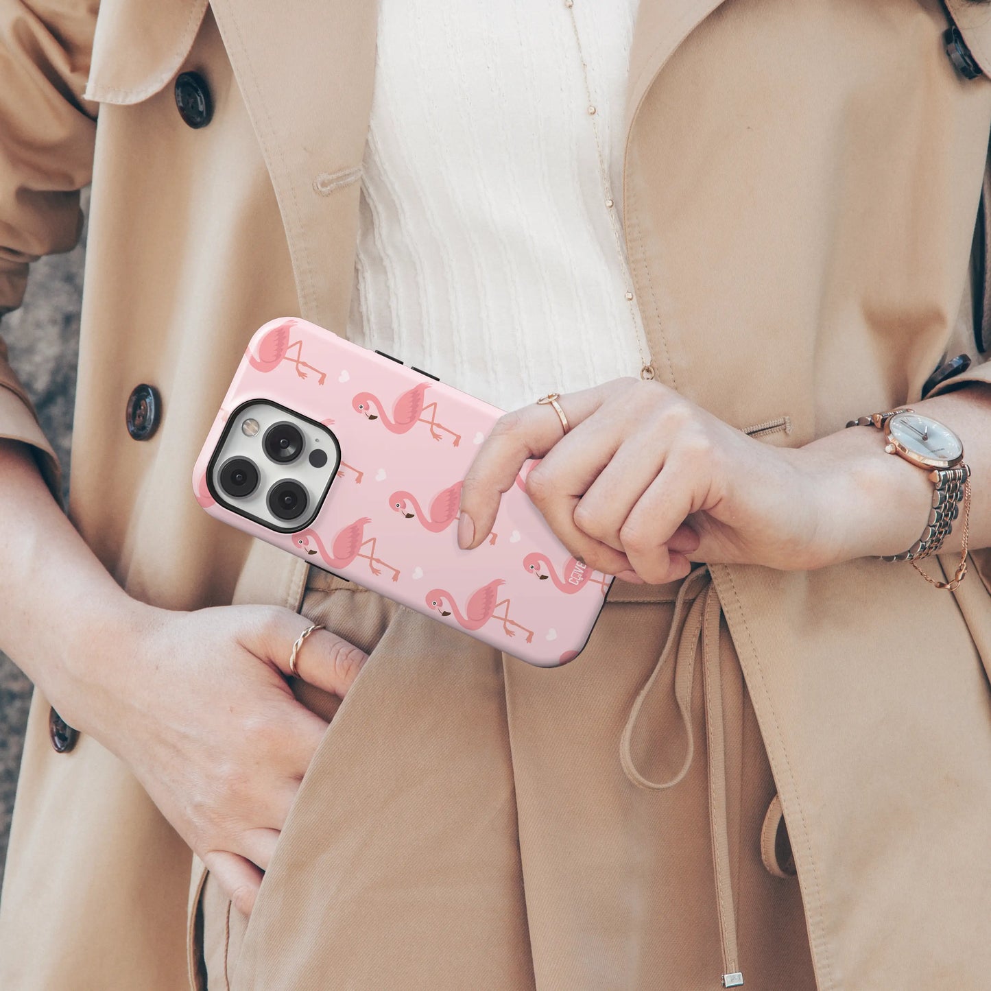 Telefono dėklas - Flamingo