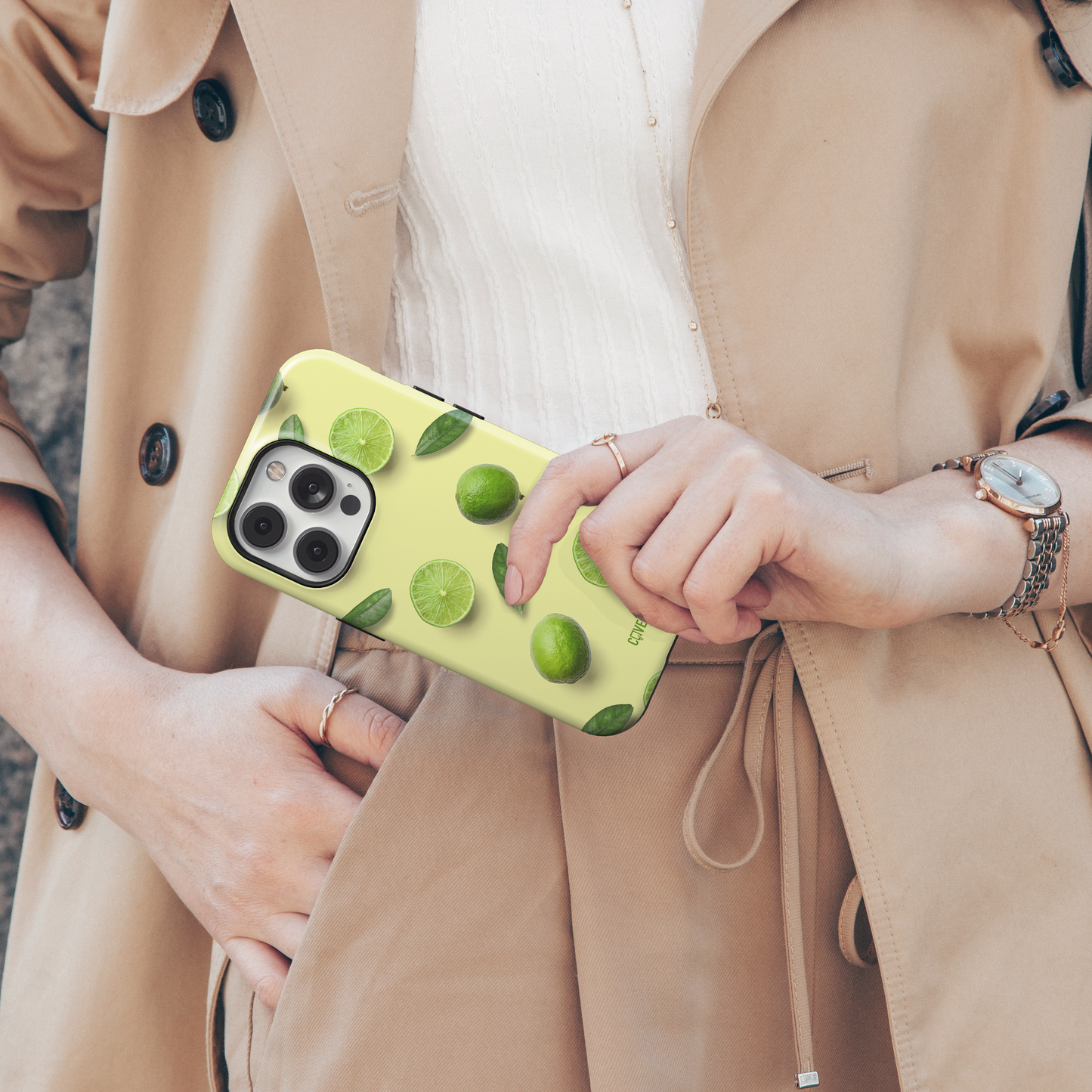 Telefono dėklas - Lime Splash