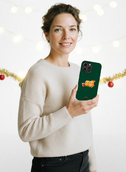 Person holding phone with Telefono dėklas - Kūčiukai