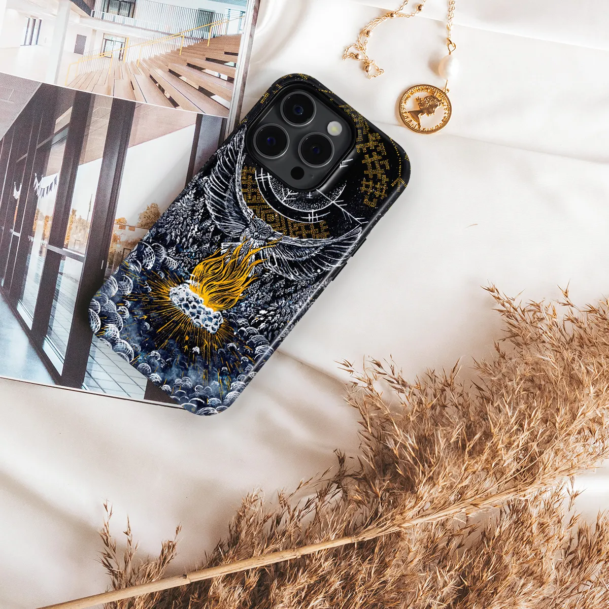 Menininko telefono dėklas - Messenger From Above