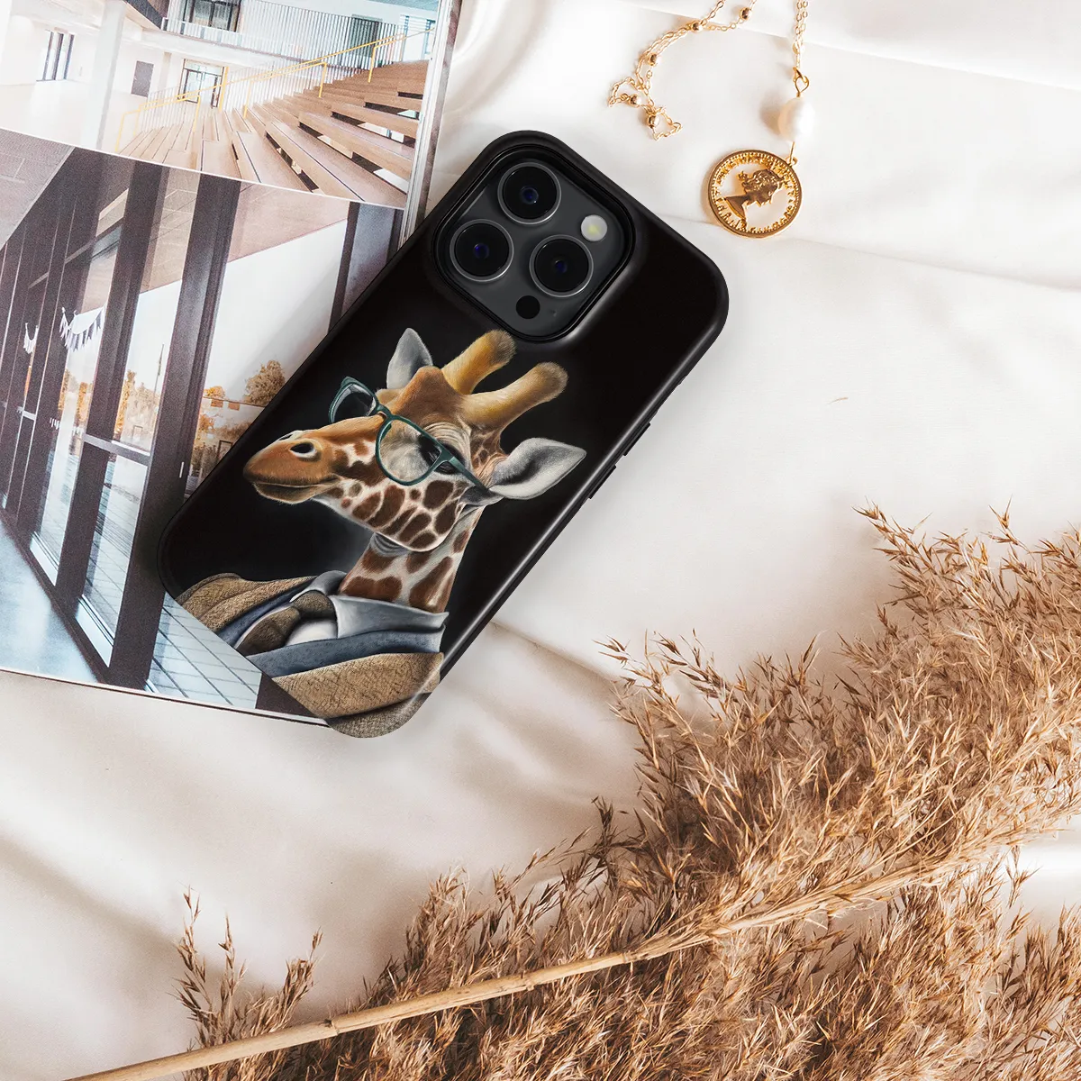 Menininko telefono dėklas - Žirafa2