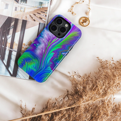 Telefono dėklas - Purple feather