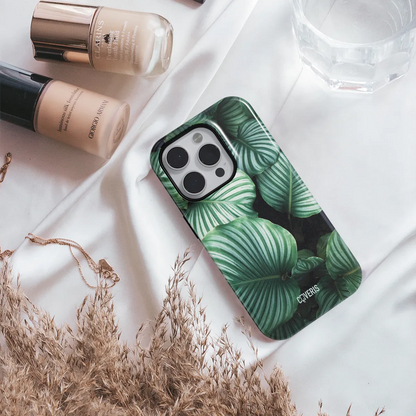 Telefono dėklas - Green Leafs