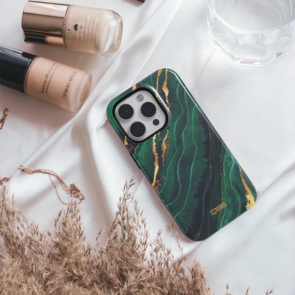 Telefono dėklas - Green Marble