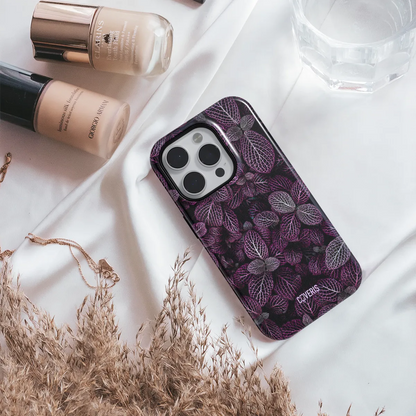 Telefono dėklas - Purple leafs