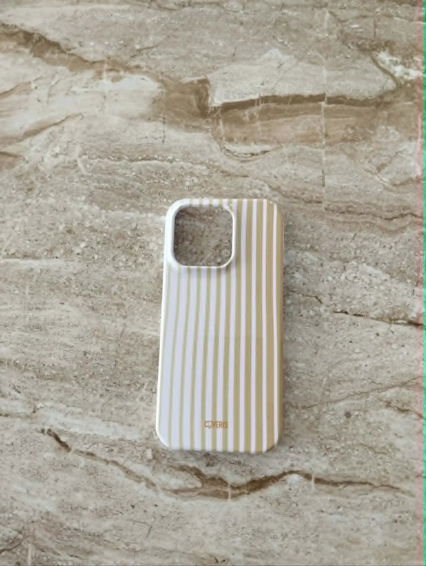 iPhone 16 PRO Premium PLONAS telefono dėklas - Goldveil