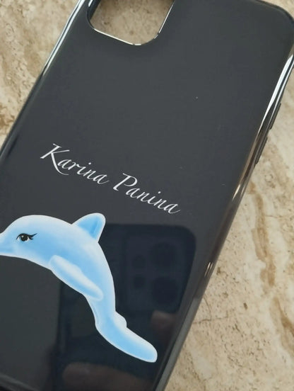 iPhone 11 Premium SAUGUS telefono dėklas - Delfinas