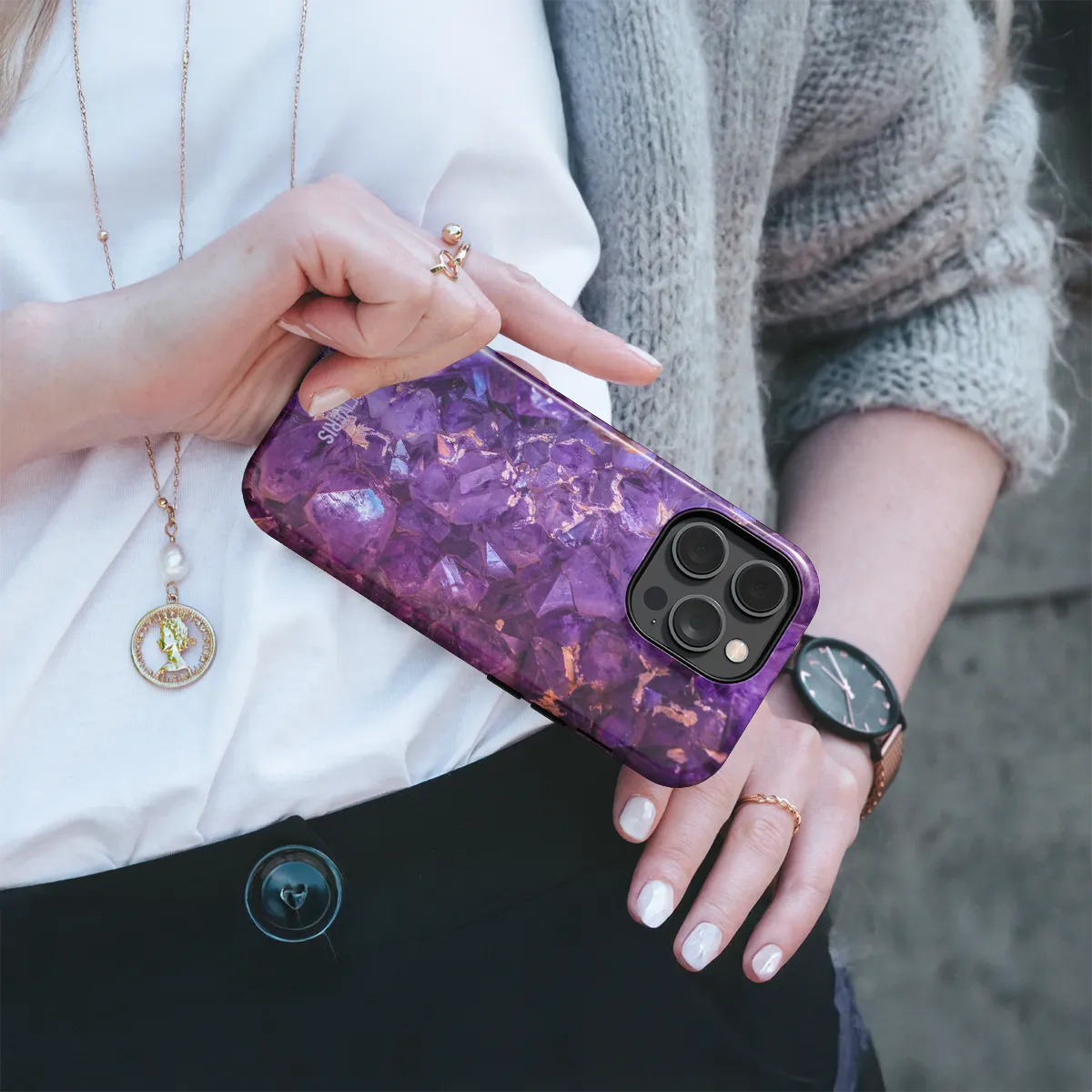 Telefono dėklas - Amethyst