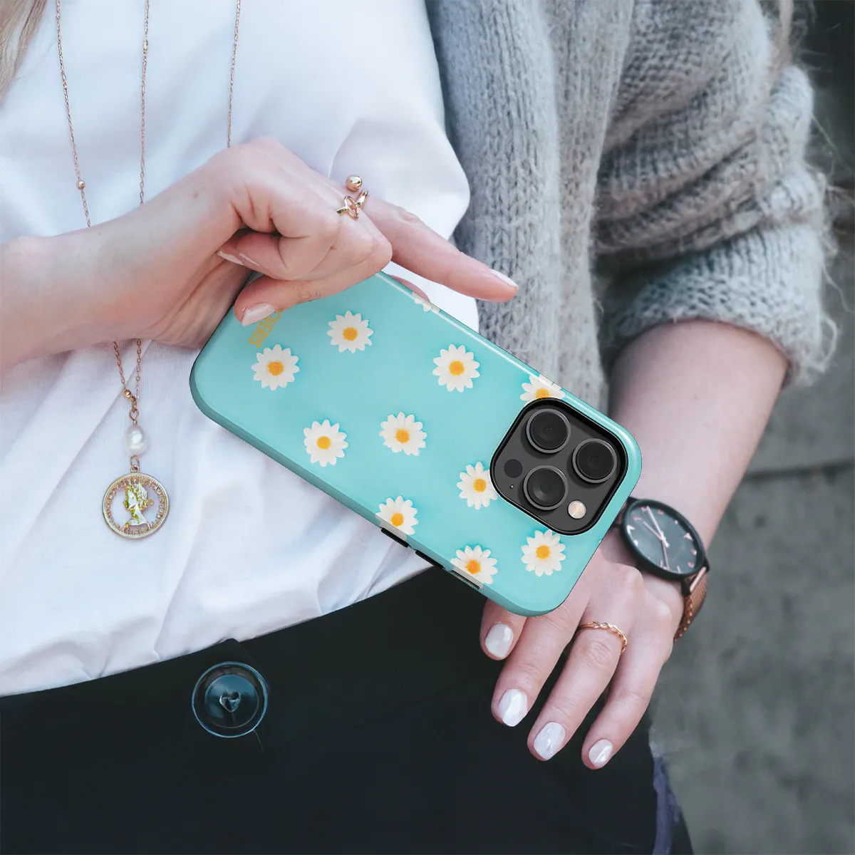 Telefono dėklas - Chamomile