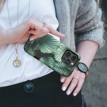Telefono dėklas - Green Leafs