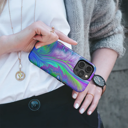 Telefono dėklas - Purple feather