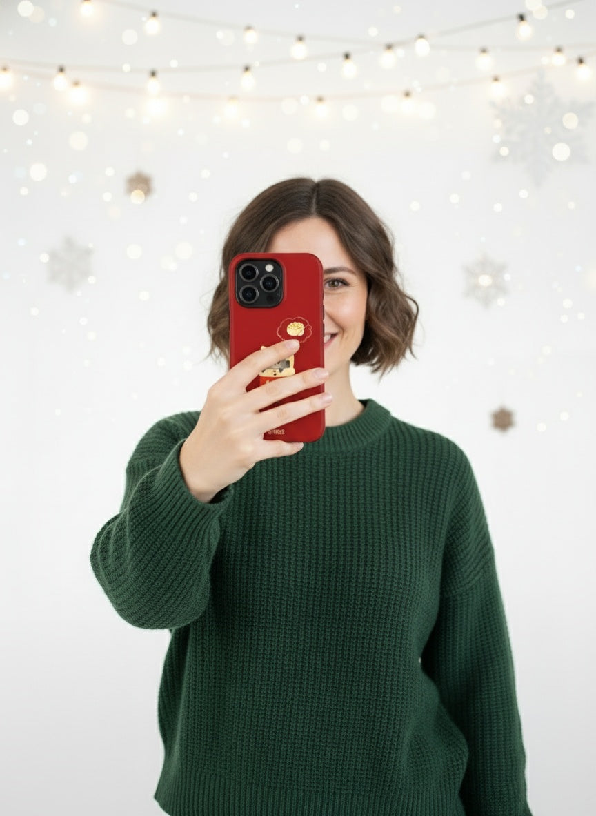 Modern selfie style with phone case Telefono dėklas - Silkė Pataluose