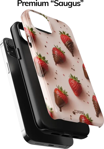 Telefono dėklas - Chocolate Strawberries