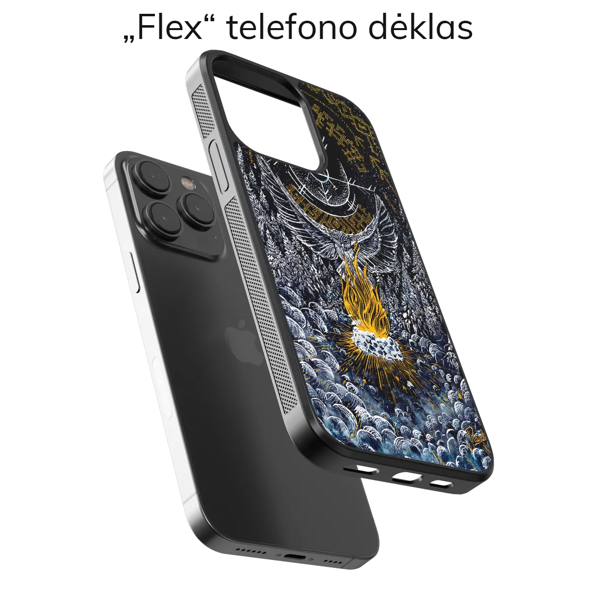 Menininko telefono dėklas - Messenger From Above