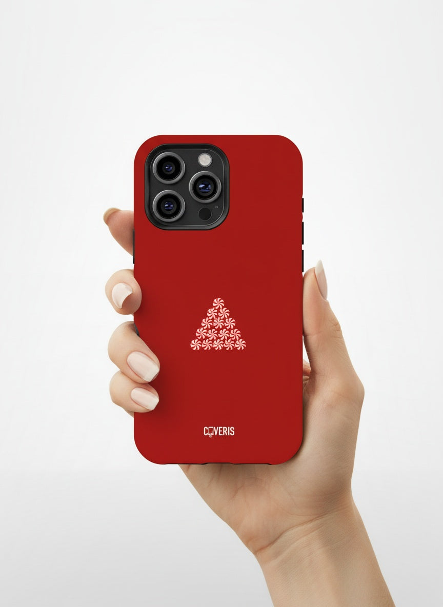 Hand holding phone case from above Telefono dėklas - Peppermint