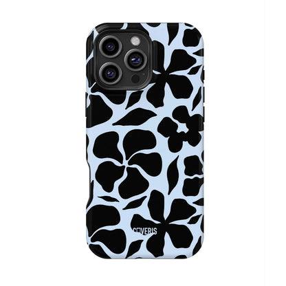 Telefono dėklas - Black flowers