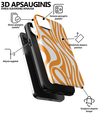 Orangewaves - iPhone 15 telefono dėklas
