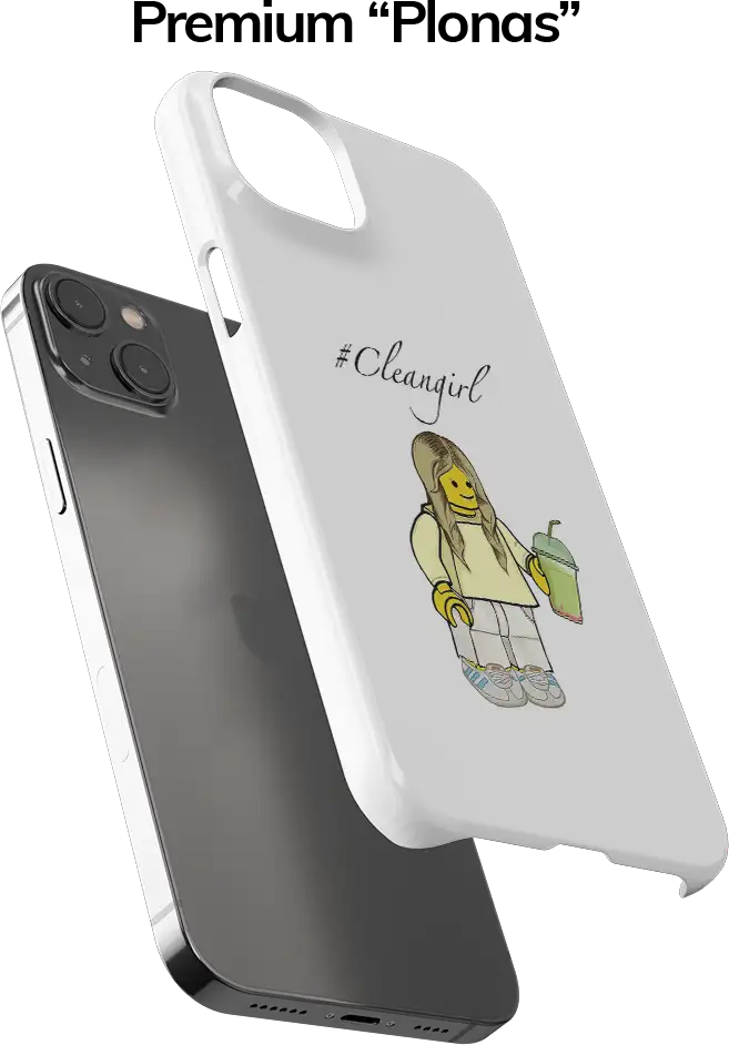 K.Panina telefono dėklas - Clean girl White