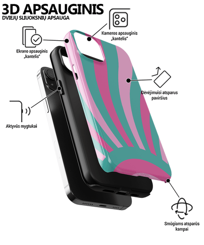 PinkSun - Samsung Galaxy Z Flip 3 5G telefono dėklas