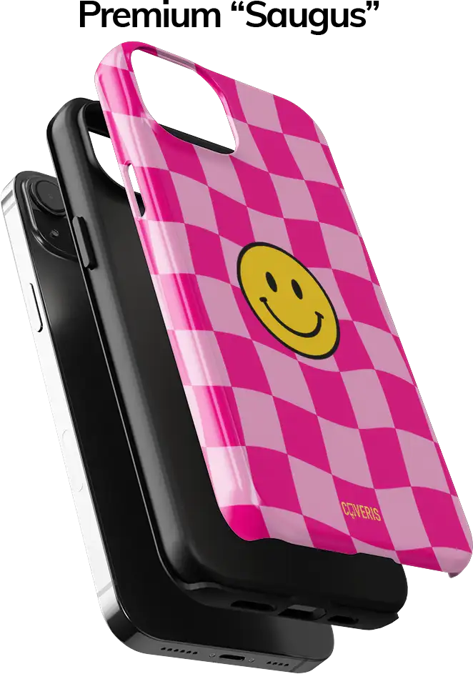 Telefono dėklas - Smile Pink