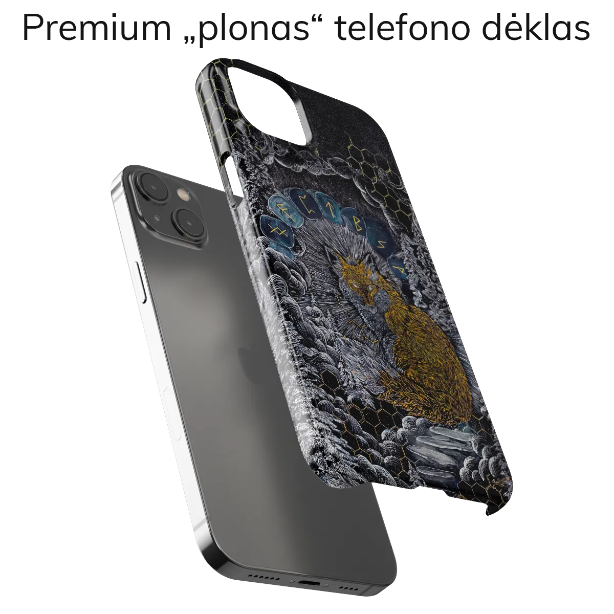 Menininko telefono dėklas - Fox