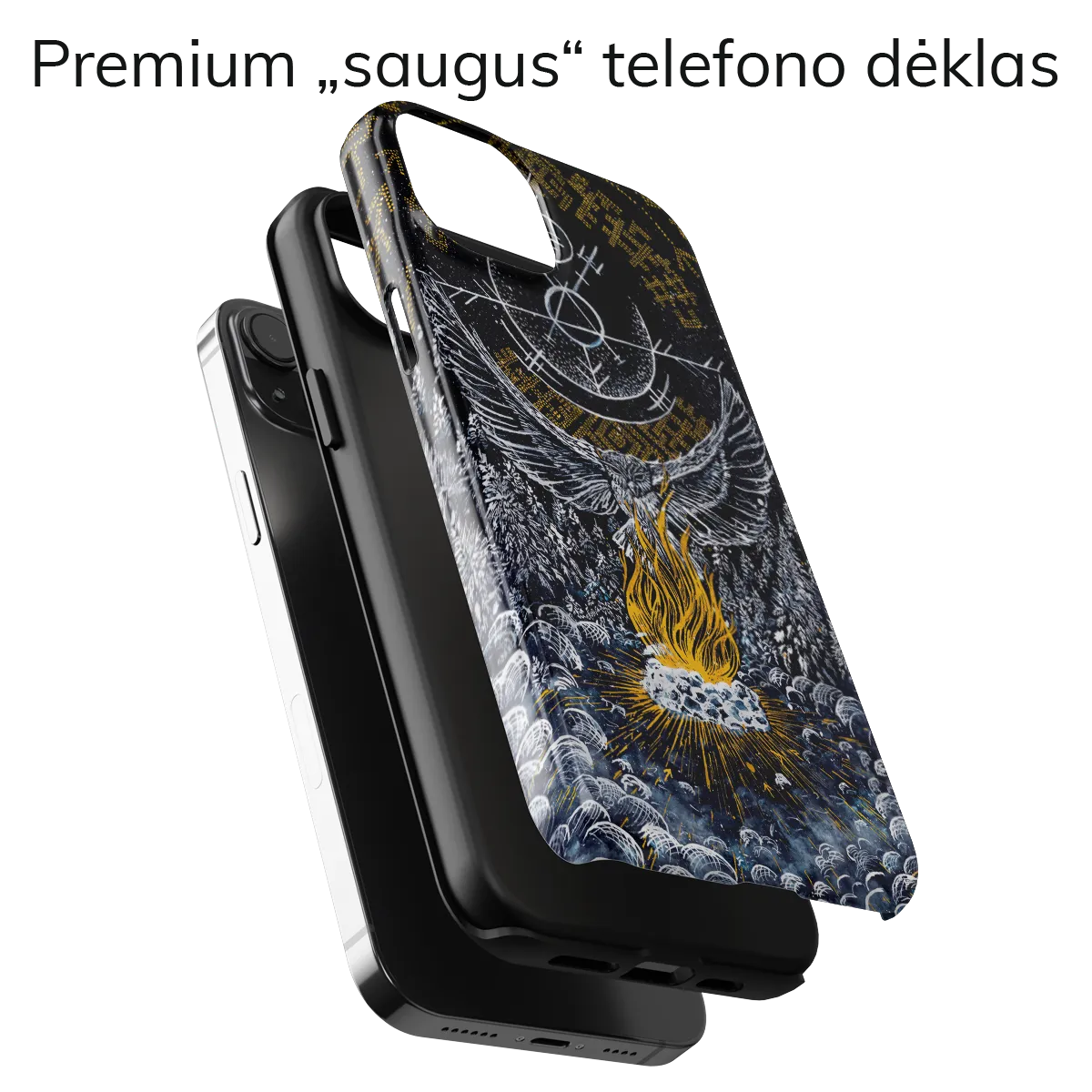 Menininko telefono dėklas - Messenger From Above