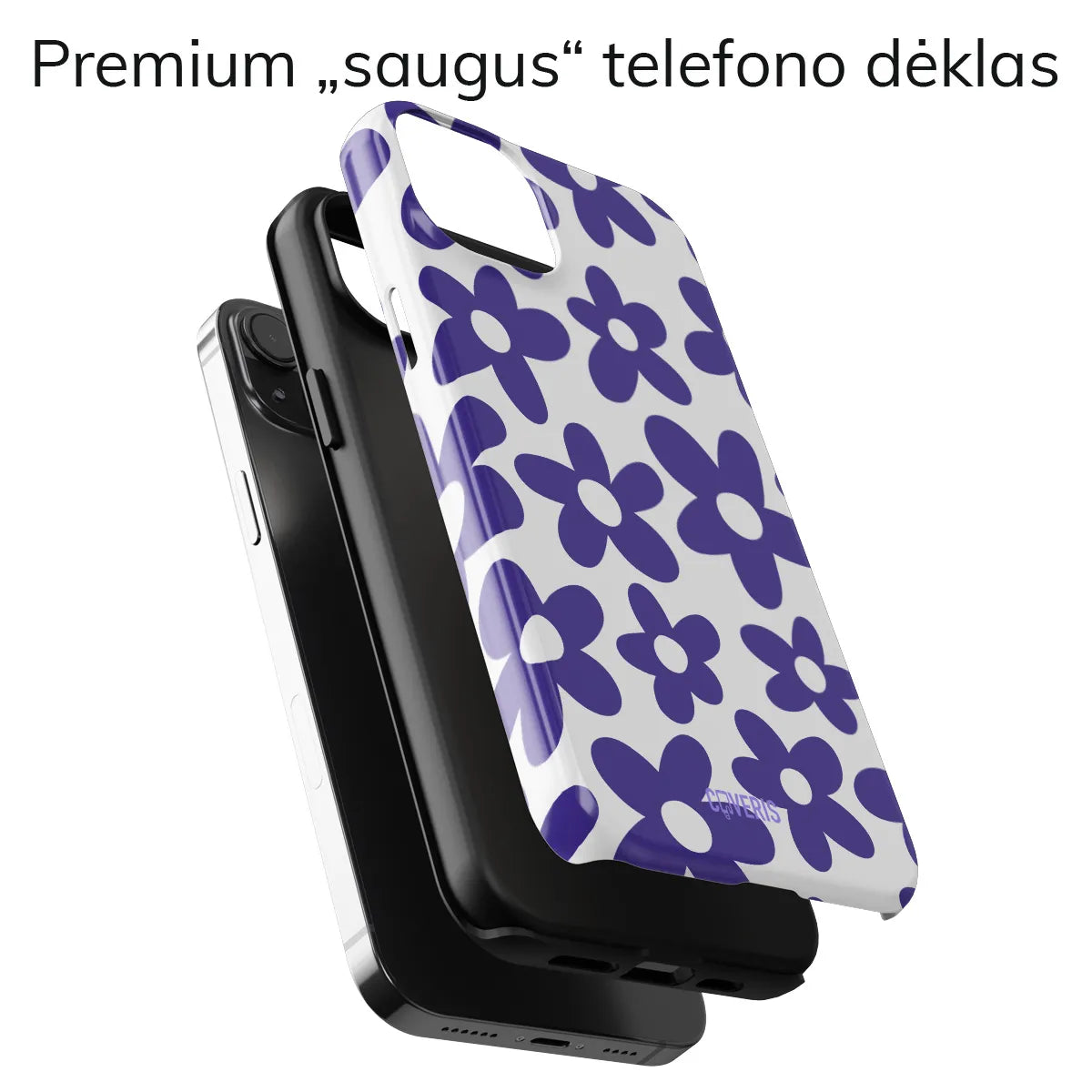 Telefono dėklas - Violet flowers