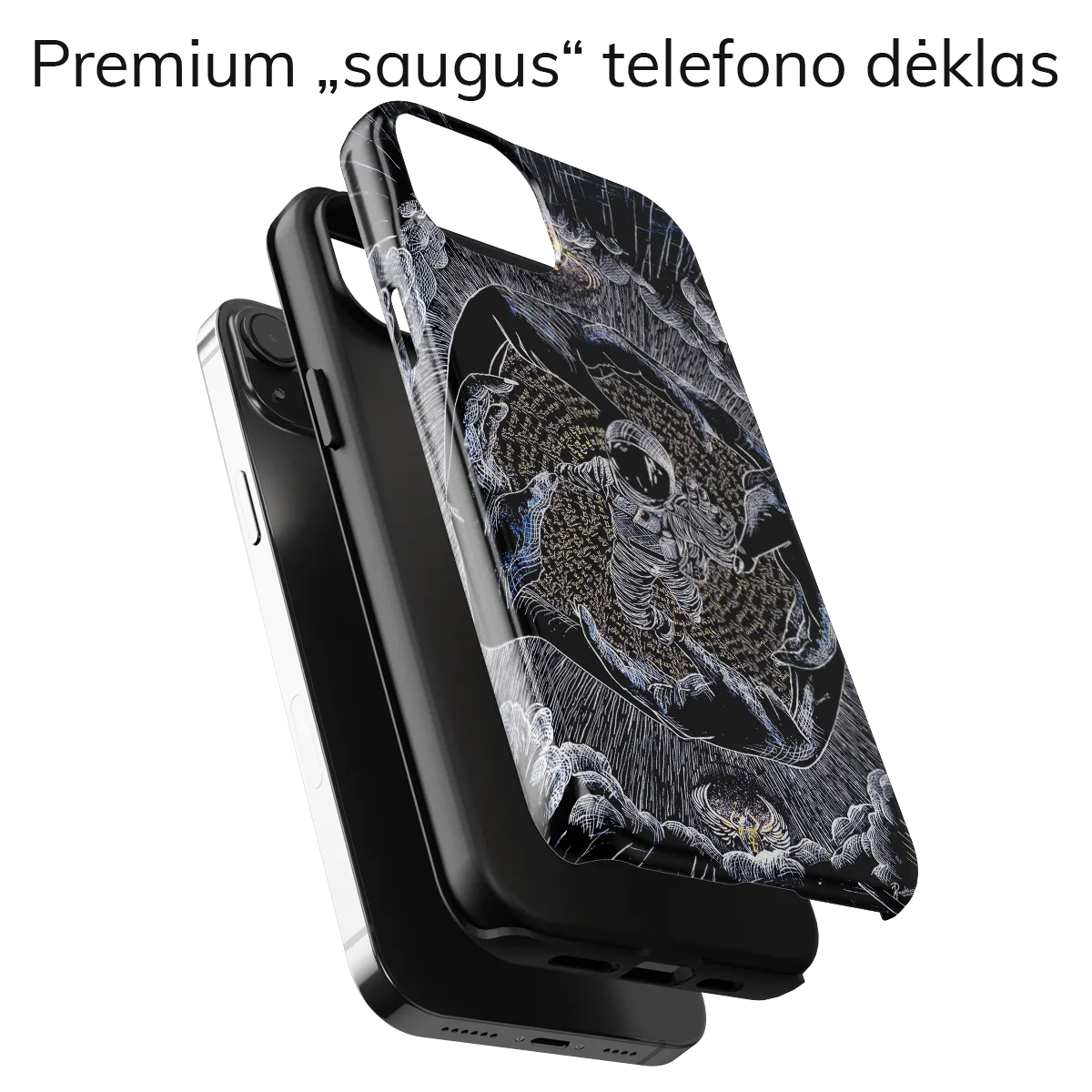 Menininko telefono dėklas - Space Of Illusion