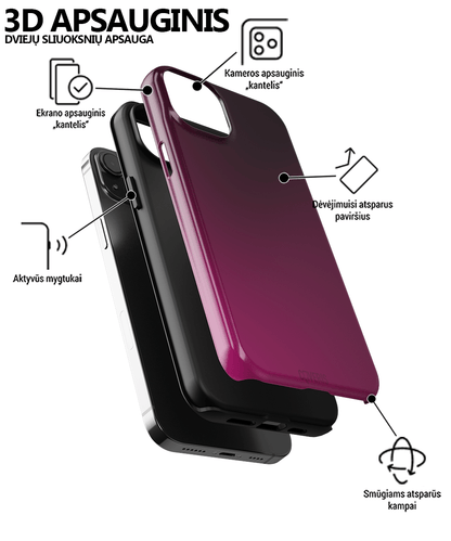 RaspberryMist - Samsung Galaxy A34 telefono dėklas